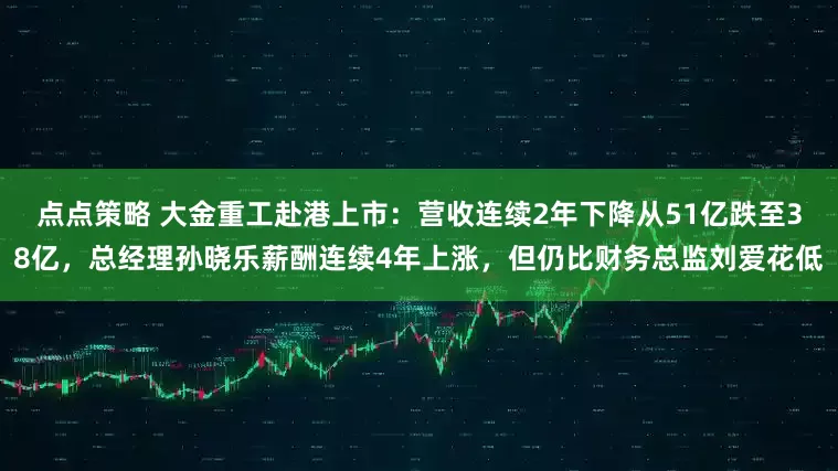 点点策略 大金重工赴港上市：营收连续2年下降从51亿跌至38亿，总经理孙晓乐薪酬连续4年上涨，但仍比财务总监刘爱花低