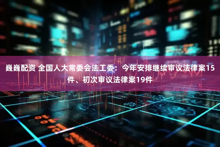巍巍配资 全国人大常委会法工委：今年安排继续审议法律案15件、初次审议法律案19件